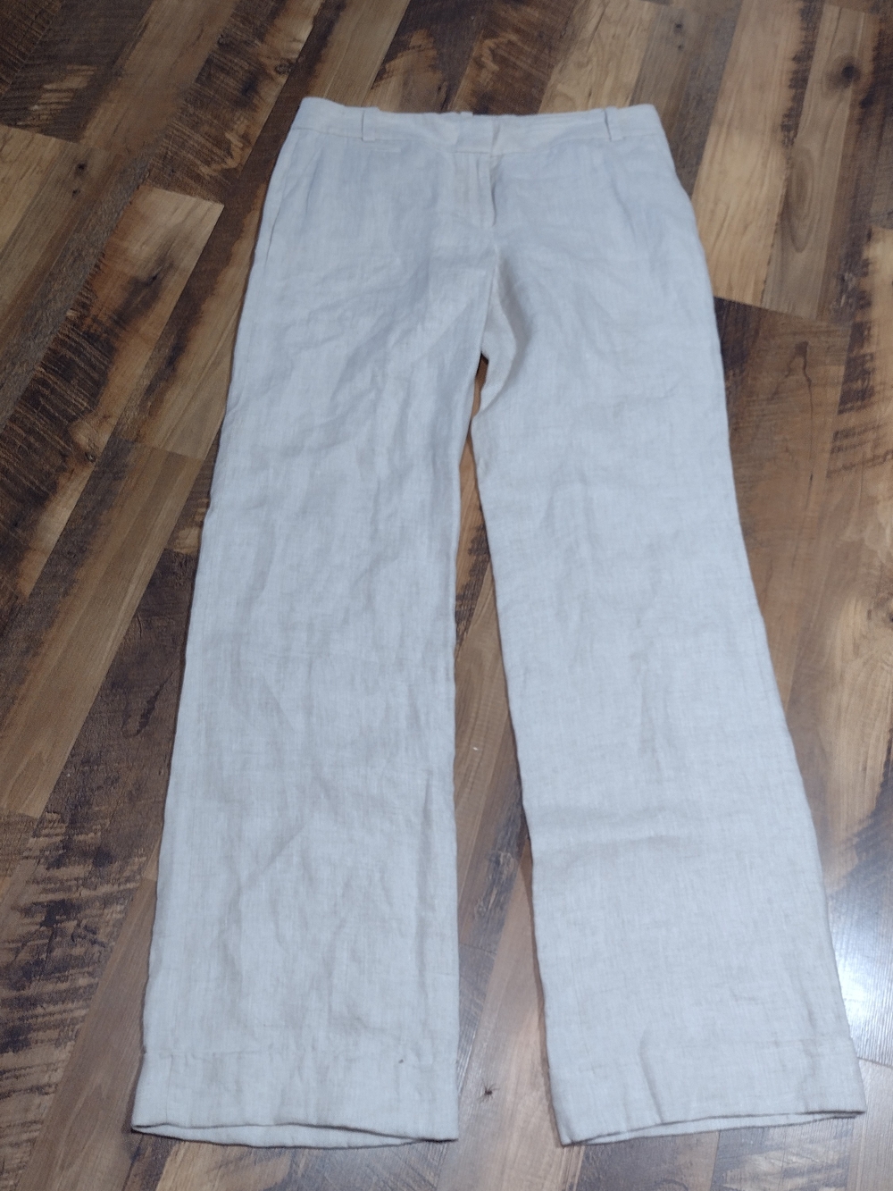 J.Crew 100% Linen Cafe Trousers For Women Size 10